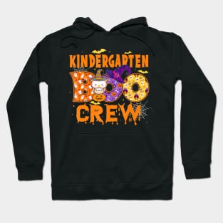 Kindergarten Boo Crew Teacher Student Halloween Hoodie